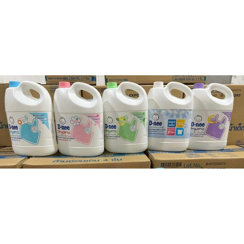 Nước giặt dnee 3000ml thơm dịu an toàn cho bé - nước giặt thái hàng chính hãng