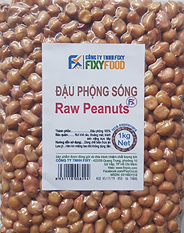 Đậu phộng sống 1kg Fixyfood Raw Peanuts