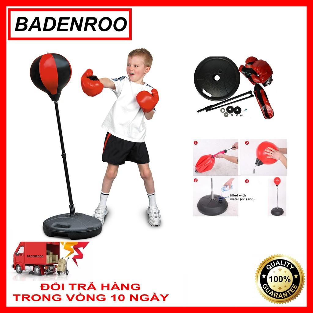 Bóng đấm boxing phản xạ, Nơi bán Bóng Đấm Boxing giá re - uy tín - chất lượng, Bóng đấm boxing phản xạ + Găng tay boxing+ Bơm TRẺ EM