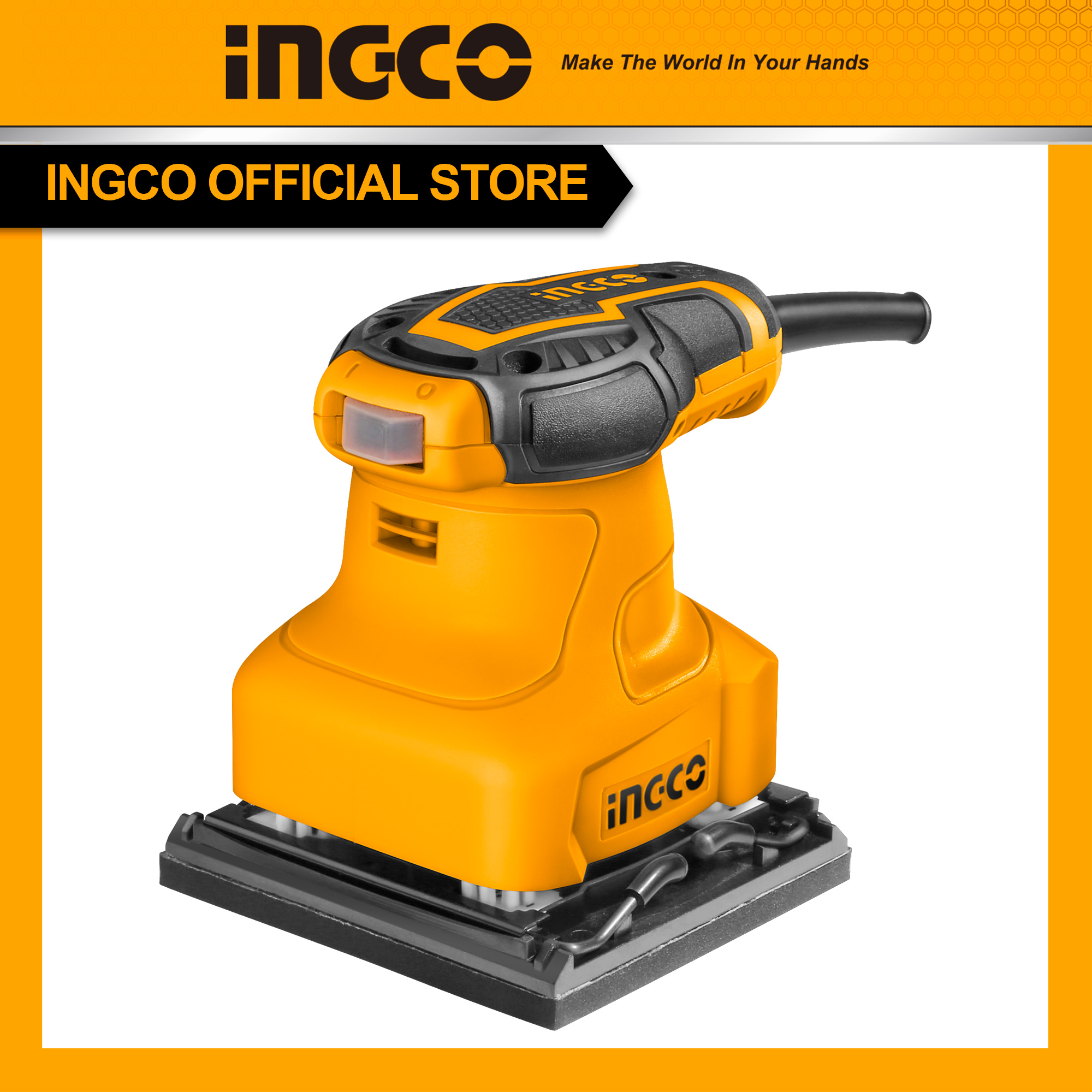 Máy chà nhám vuông 240w 110mmx100mm ingco ps2408