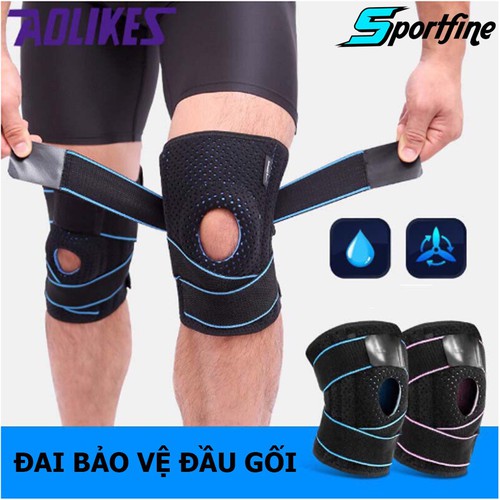 [HCM]ĐAI CUỐN BẢO VỆ KHỚP GỐI CAO CẤP Băng đầu gối Chơi thể thao (1 CHIẾC)