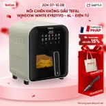 Nồi chiên không dầu Tefal Window white EY8211Y0 - 6L - Điện tử