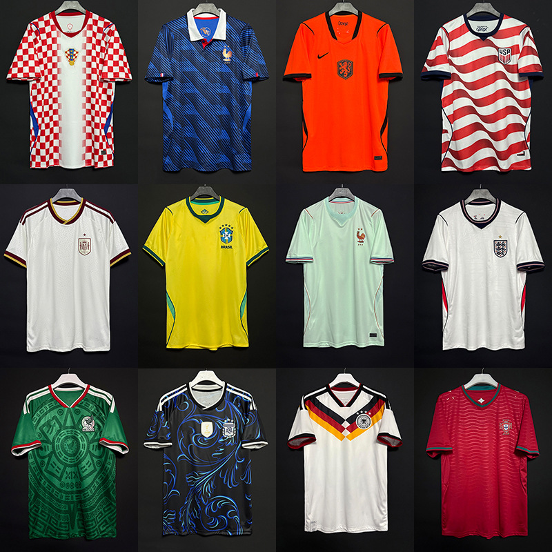 2026 World Cup jerseys Brazil France Netherlands Argentina Germany England Portugal Spain football uniforms