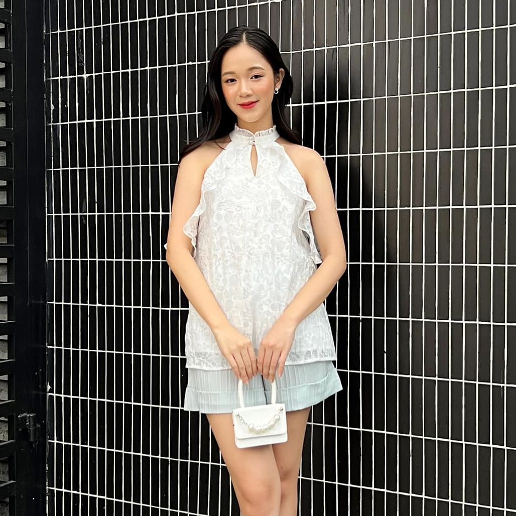 Olv - áo taylor white top