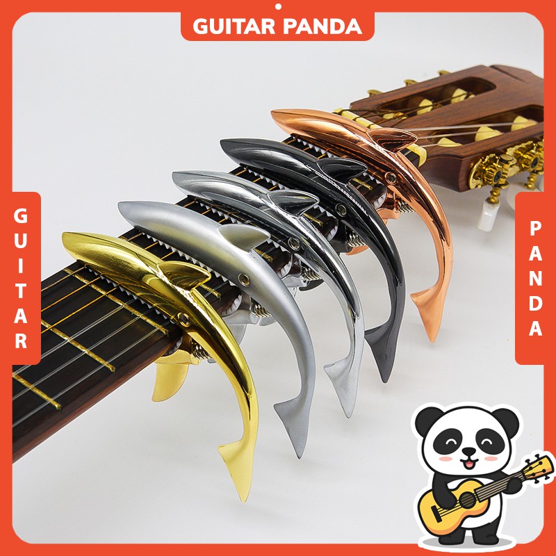Capo Guitar Cá Mập Cao Cấp Classic Acoustic Guitar Panda