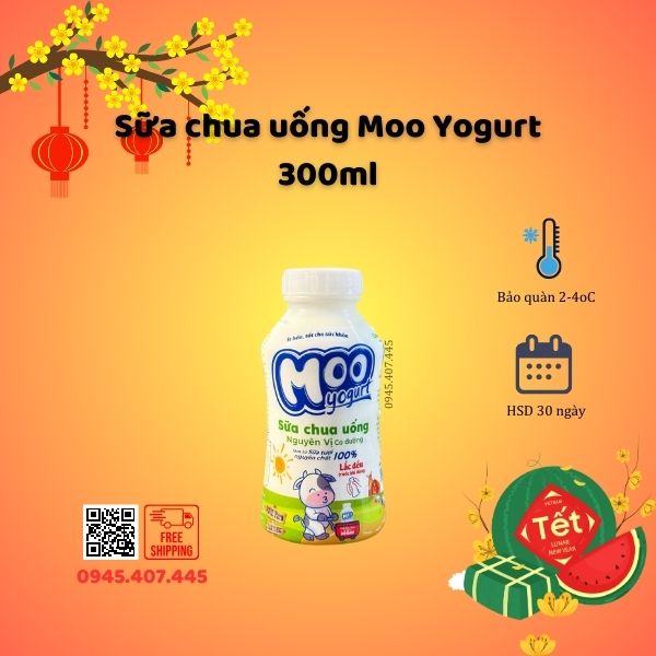 Sữa chua uống Moo Yogurt 300ml