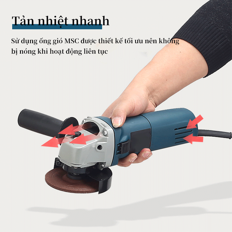 Máy cắt cầm tay -tankmech 6-100 máy mài góc-bảo hành 6 tháng