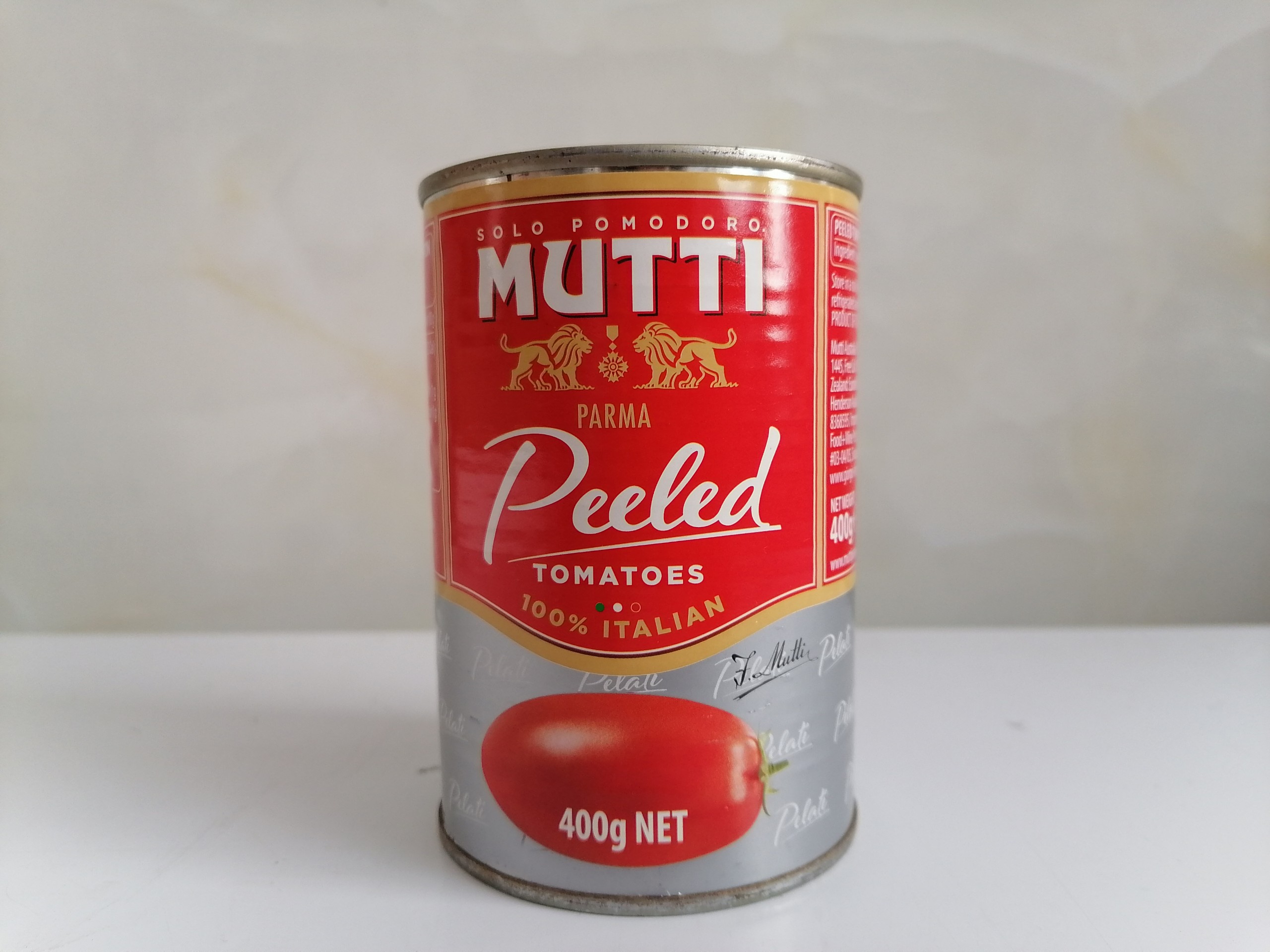 [400g – Peeled] Cà chua bóc vỏ [Italia] MUTTI Peeled Tomatoes (bph-hk)
