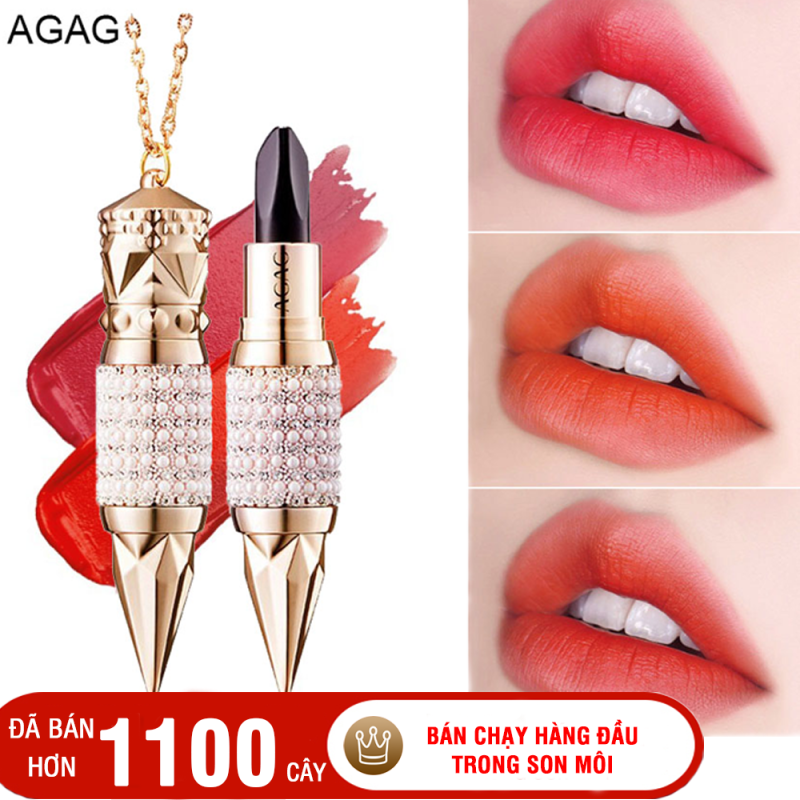 SON 3IN1 NỮ HOÀNG AGAG MỘT THỎI SON 3 MÀU SON