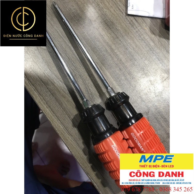 Tua vít GOODMAN dẹp vs 3 ke( chính hãng)