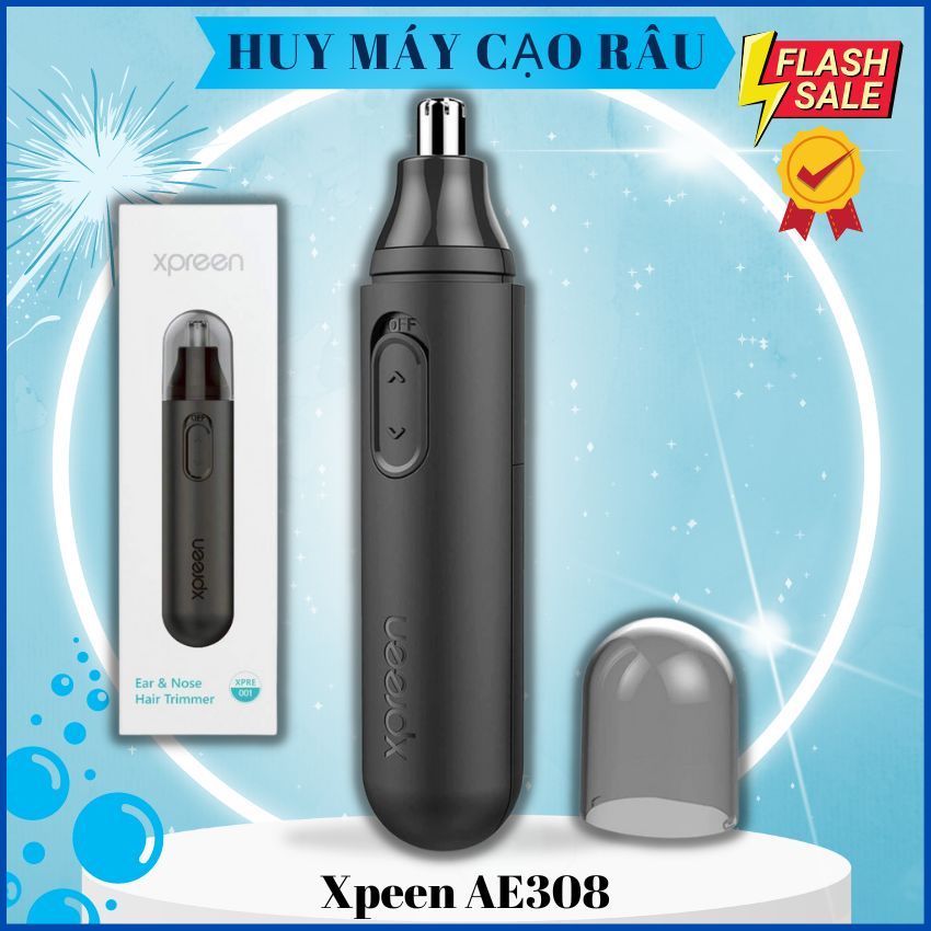 Tỉa lông mũi thông minh Xpreen AE3803 hàng cao cấp, chống giật lông mũi