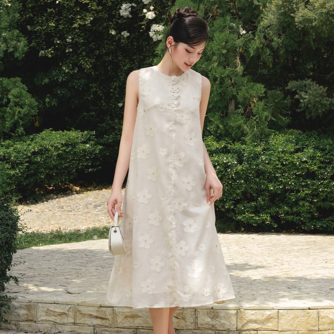 Olv - đầm hoa suông erin fleur dress