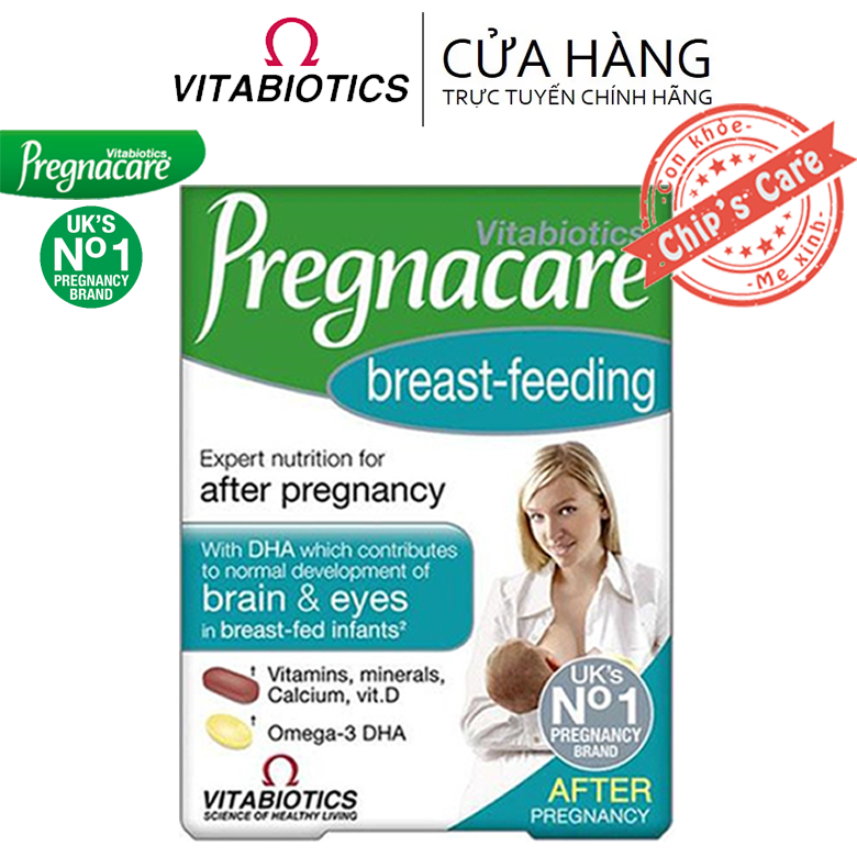 Vitamin pregnacare breastfeeding bổ sung chất cho sữa mẹ