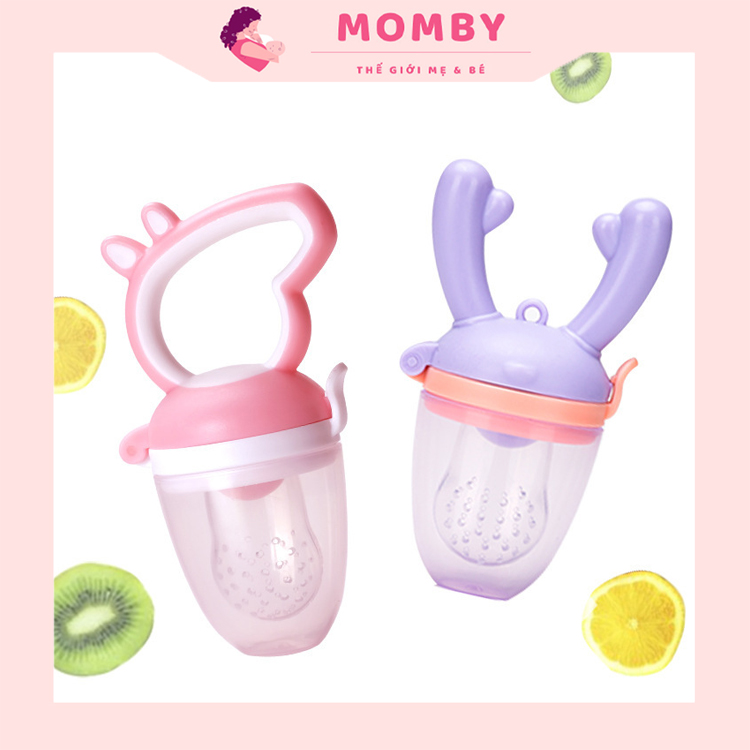 Núm ăn dặm cho bé, túi nhai chống sặc trẻ em