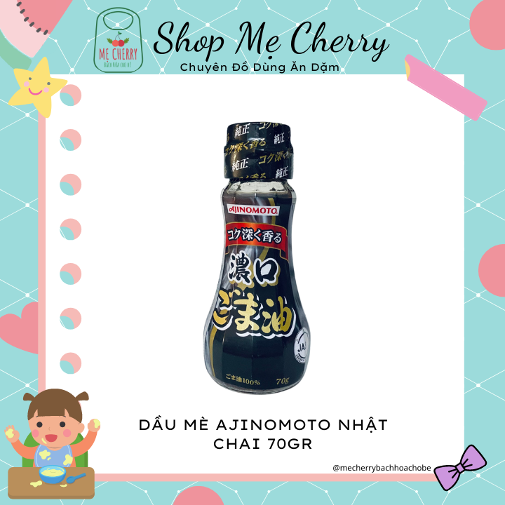 Dầu Mè Ajinomoto Nhật 70Gr cho bé ăn dặm