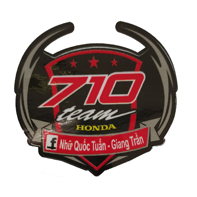 Tem decal xe máy 710 cho xế yêu của bạn, xe đạp, xe máy, balo, xe đạp điện