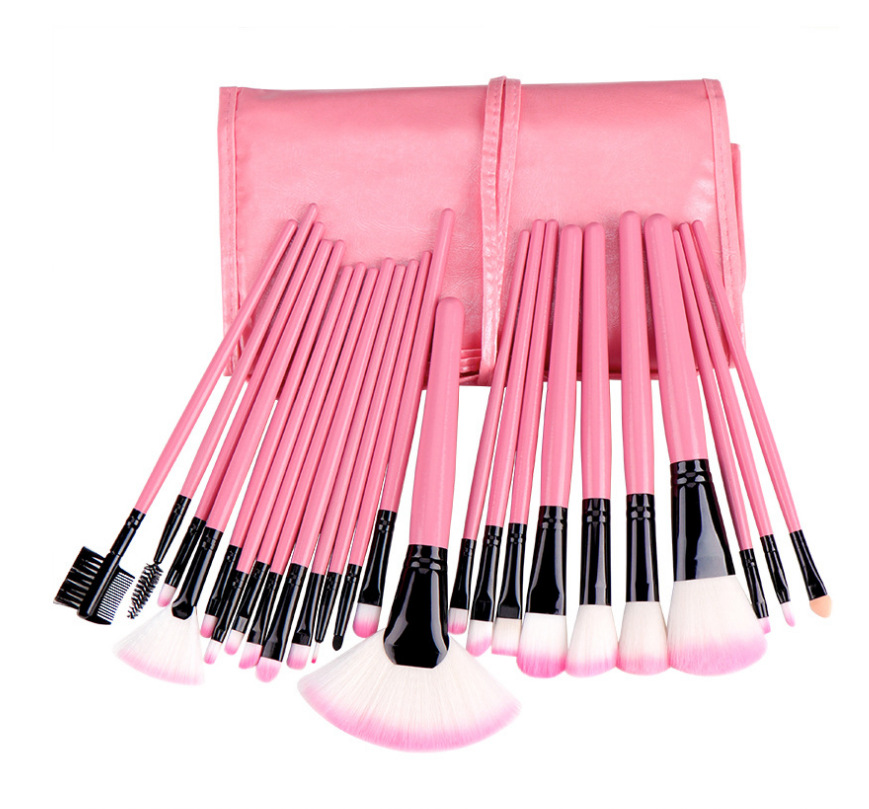 Bộ 32 cây cọ trang điểm makeup chuyên nghiệp kèm bao đựng tiện lợi bộ cọ chổi trang điểm 32 món đầu lông mềm
