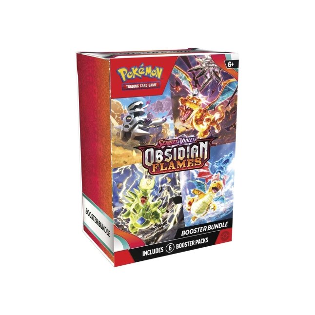 Hộp 6 gói thẻ bài Pokémon TCG: Scarlet&Violet OBSIDIAN FLAMES -Booster Bundle
