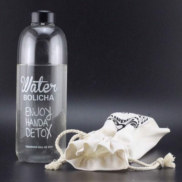 Bình nước PongDang 1000ml thủy tinh an toàn, thân thiện môi trường mang đi học, đi chơi, đi làm tiện lợi