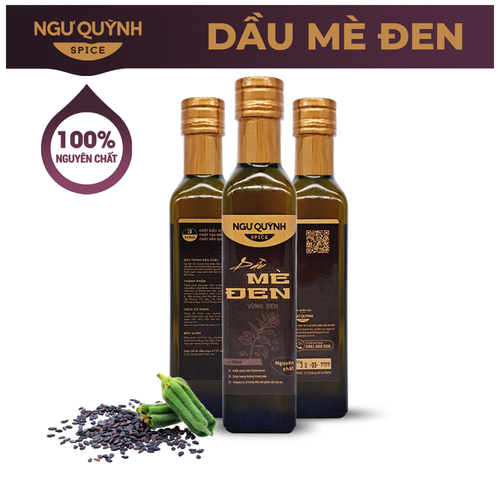 Dầu mè đen nguyên chất 100%