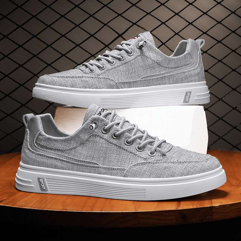 Giày sneaker nam giày nam vải canvas cao cấp thanh lịch 2023
