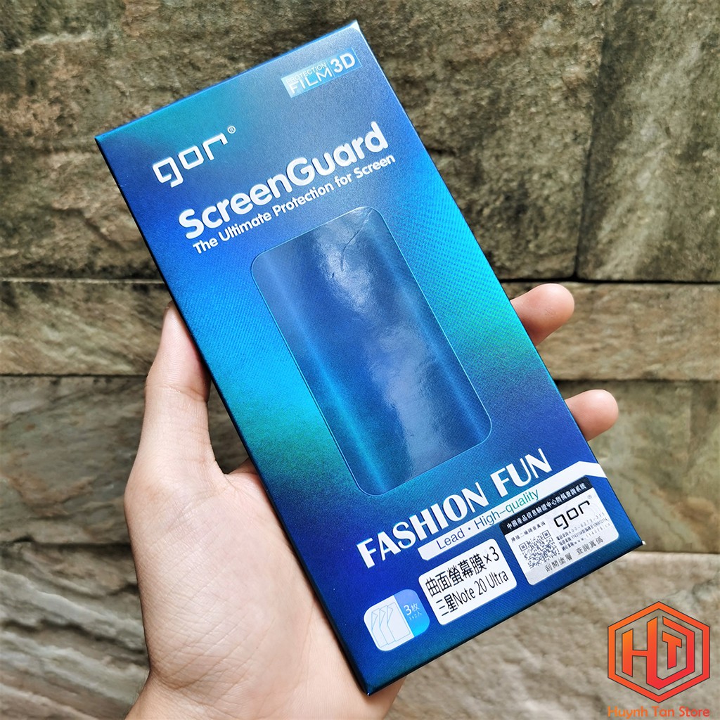 Dán dẻo trong Samsung Note 20 Ultra chính hãng GOR (3 mặt trước) sản phẩm chất lượng cam kết hàng đúng với mô tả đảm bảo cng cấp mặt hàng đang được săn đón