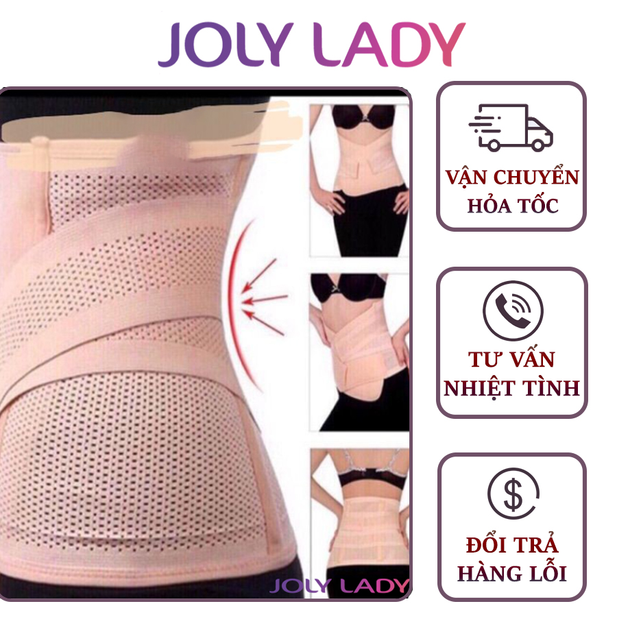 Đai nịt bụng sau sinh chống cuộn cho mẹ loại 1 JoLy Lady