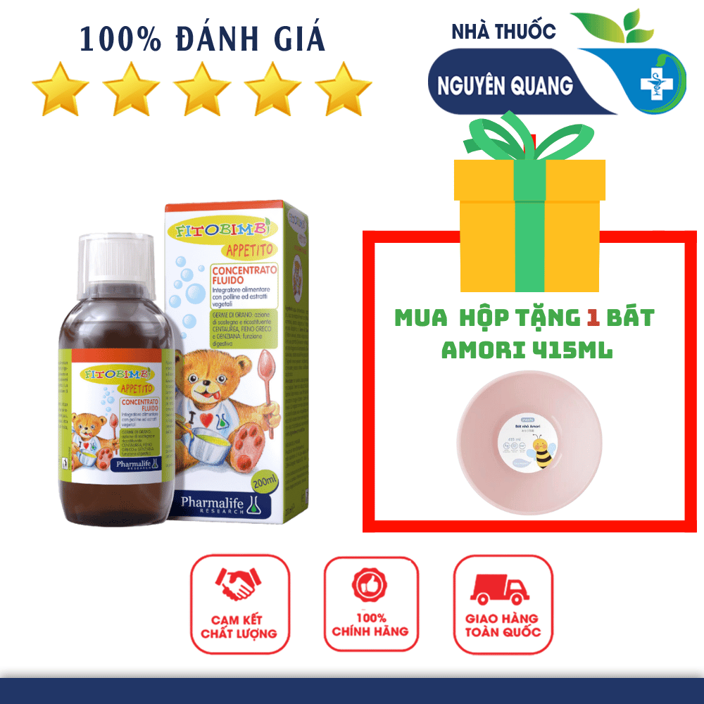 Freeship - Hoàn Tiền - Quà Tặng - FITOBIMBI APPETITO - HỖ TRỢ BÉ ĂN NGON, HẤP THỤ TỐT
