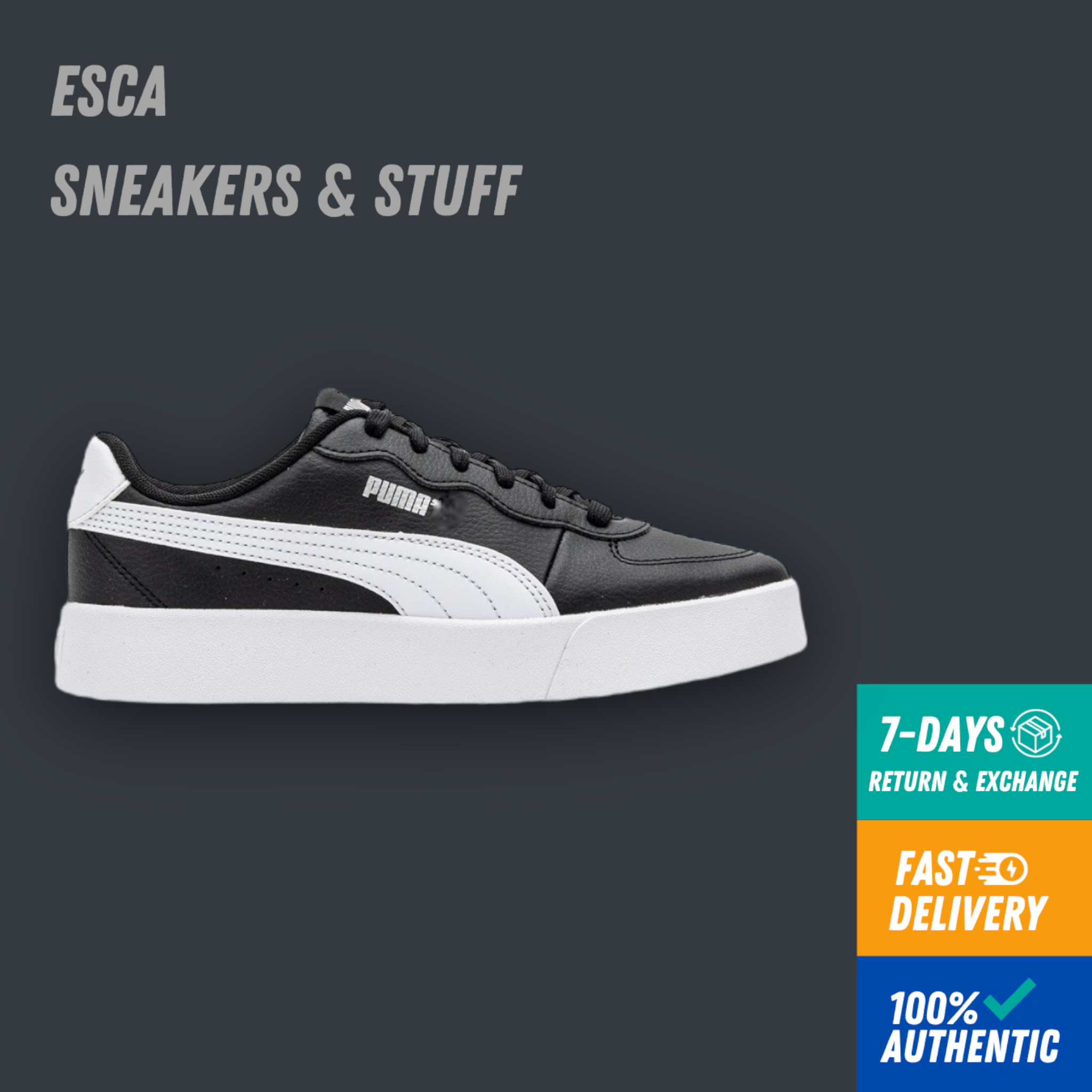 Giày puma skye clean black - 380147 01