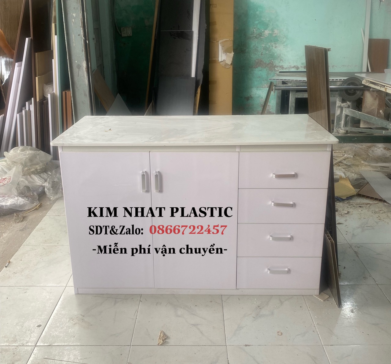 TỦ BẾP MINI MẶT ĐÁ HOA CƯƠNG DIÊU ĐẸP FREESHIP TPHCM