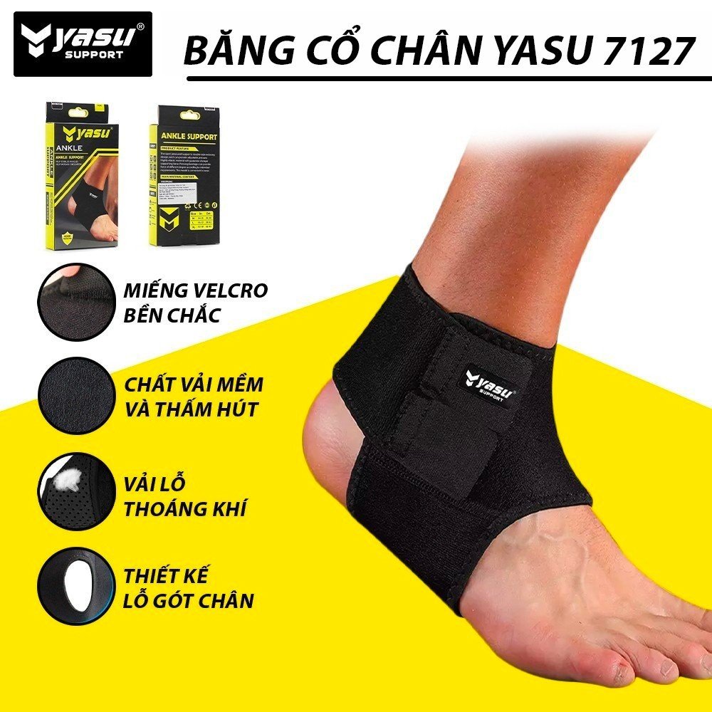 Băng dán bảo vệ mắt cá chân Yasu 7127