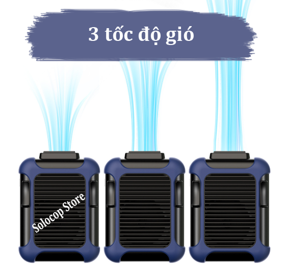 Quạt dắt thắt lưng mini thổi giải nhiệt mùa hè - kiêm sạc dự phòng (Giải tỏa nóng bức trong những ngày hè oi ả)