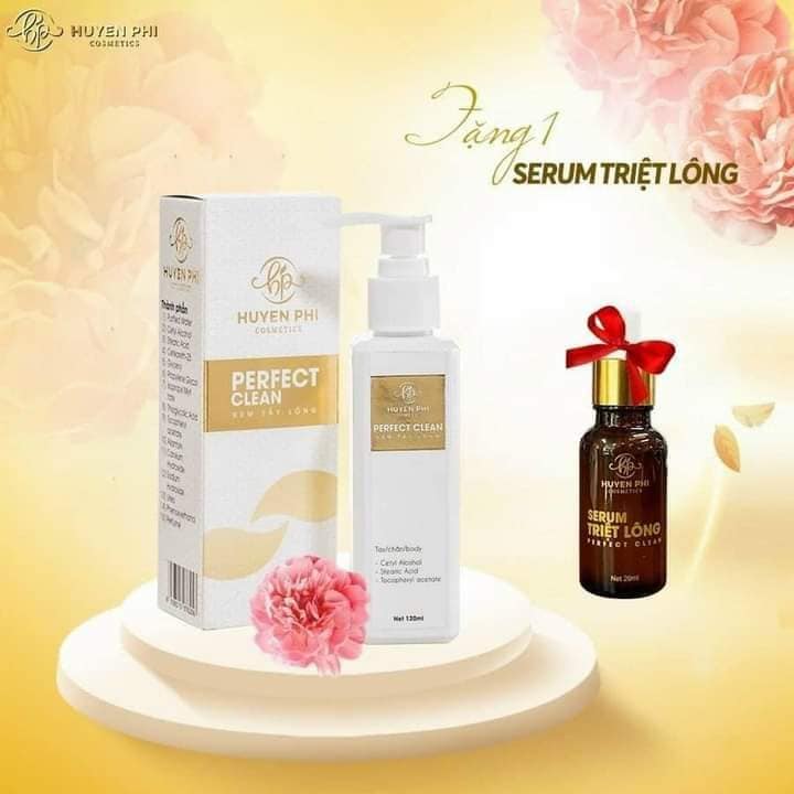 Kem tẩy lông huyền phi tặng kèm serum