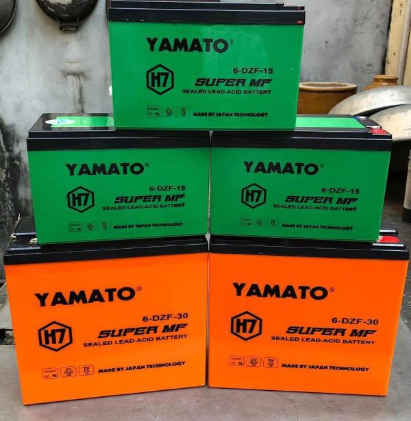 Ắc quy chuyên dùng cho xe điện - ắc quy loa kéo - ắc quy viến thông yamato 12v-14ah