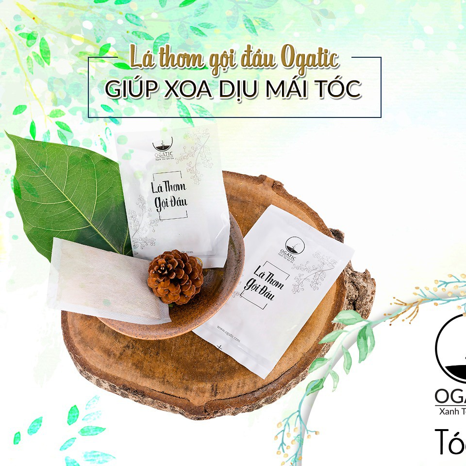 Lá thơm gội đầu Ogatic