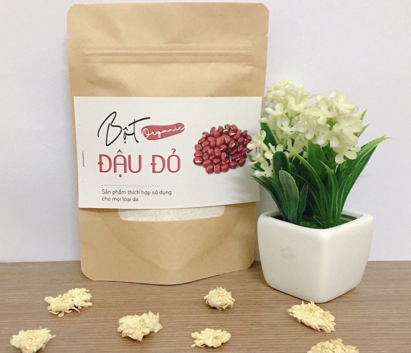 Bột đậu đỏ nguyên chất nhà làm - haha farm