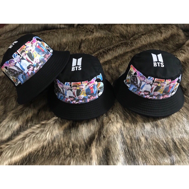 Nón bucket bts in hình