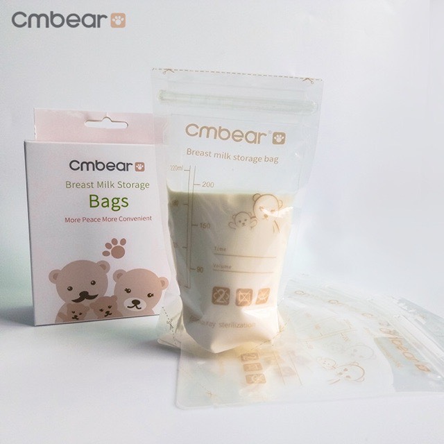 Túi Trữ Sữa CMBEAR Túi 220ml - Hộp 30 túi