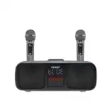 Loa Karaoke Bluetooth SD318 Bản Cao Cấp Tặng Kèm 2 Micro Không Dây, Loa Karaoke Gia Đình Thiết Kế Sang Trọng, Chất Âm Cực Hay, Kết Nối Bluetooth, Cổng Quang, USB, Thẻ Nhớ TF, AUX - Bảo Hành 12 Tháng.