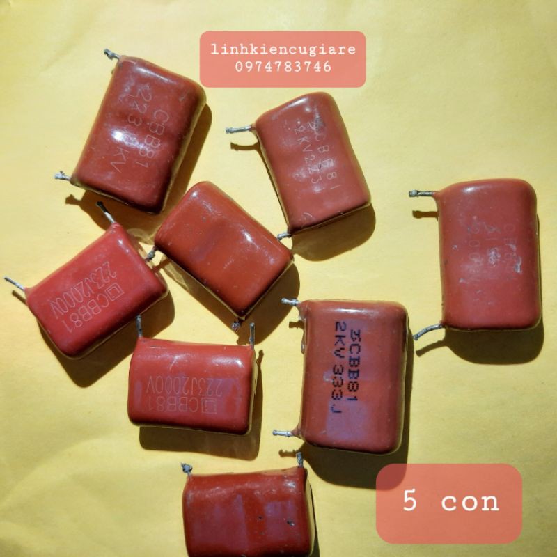 5 tụ vợt muỗi 223/.2000v tháo vợt muỗi