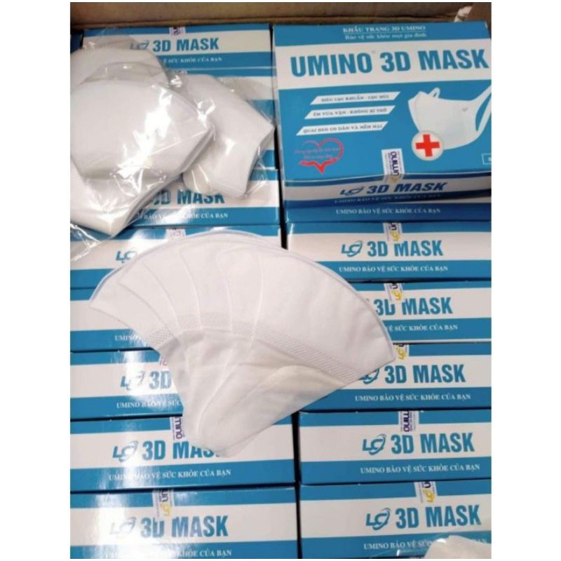 Khẩu trang Umino 3D MASK người lớn  50 cái/hộp