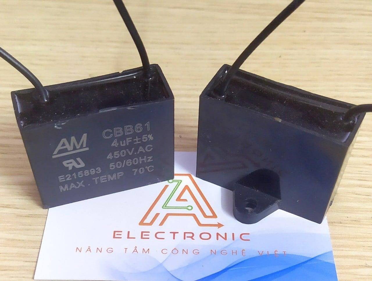 Tụ khởi động quạt điện CBB61 450v 4uf