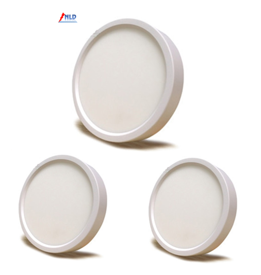 Combo 3 bộ đèn led ốp trần nổi 24w tròn Sáng trắng