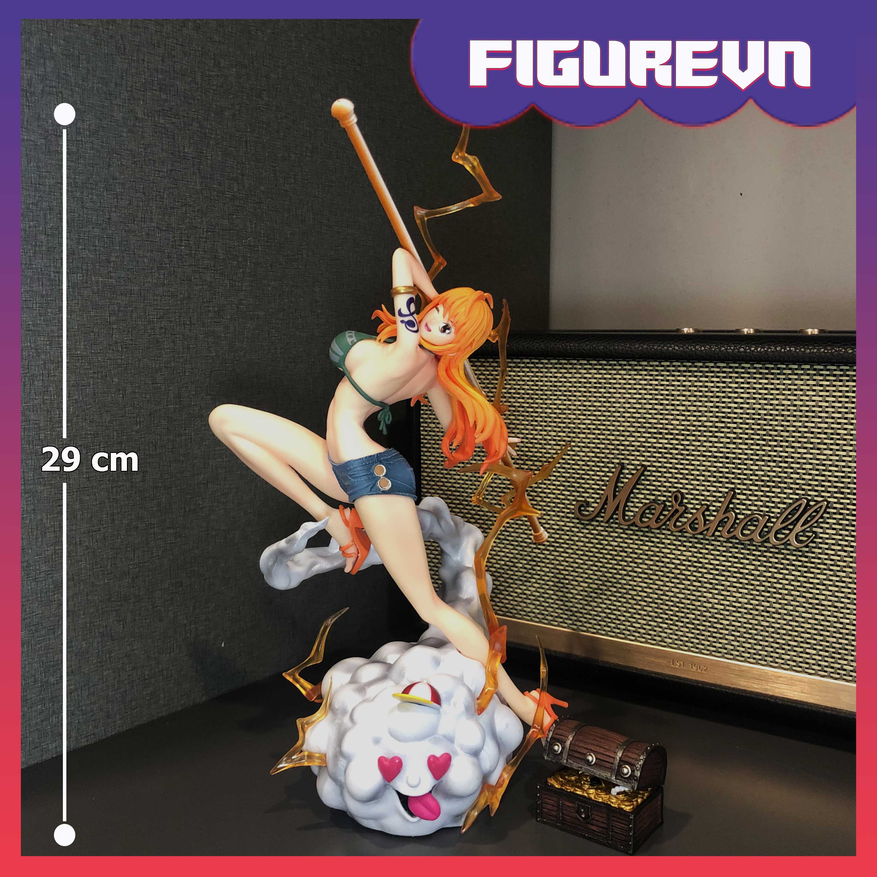 Mô hình nami và zues 29 cm - one piece