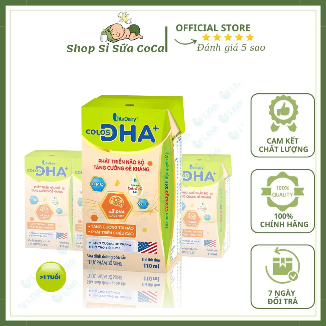 Sữa pha sẵn colos dha 110ml