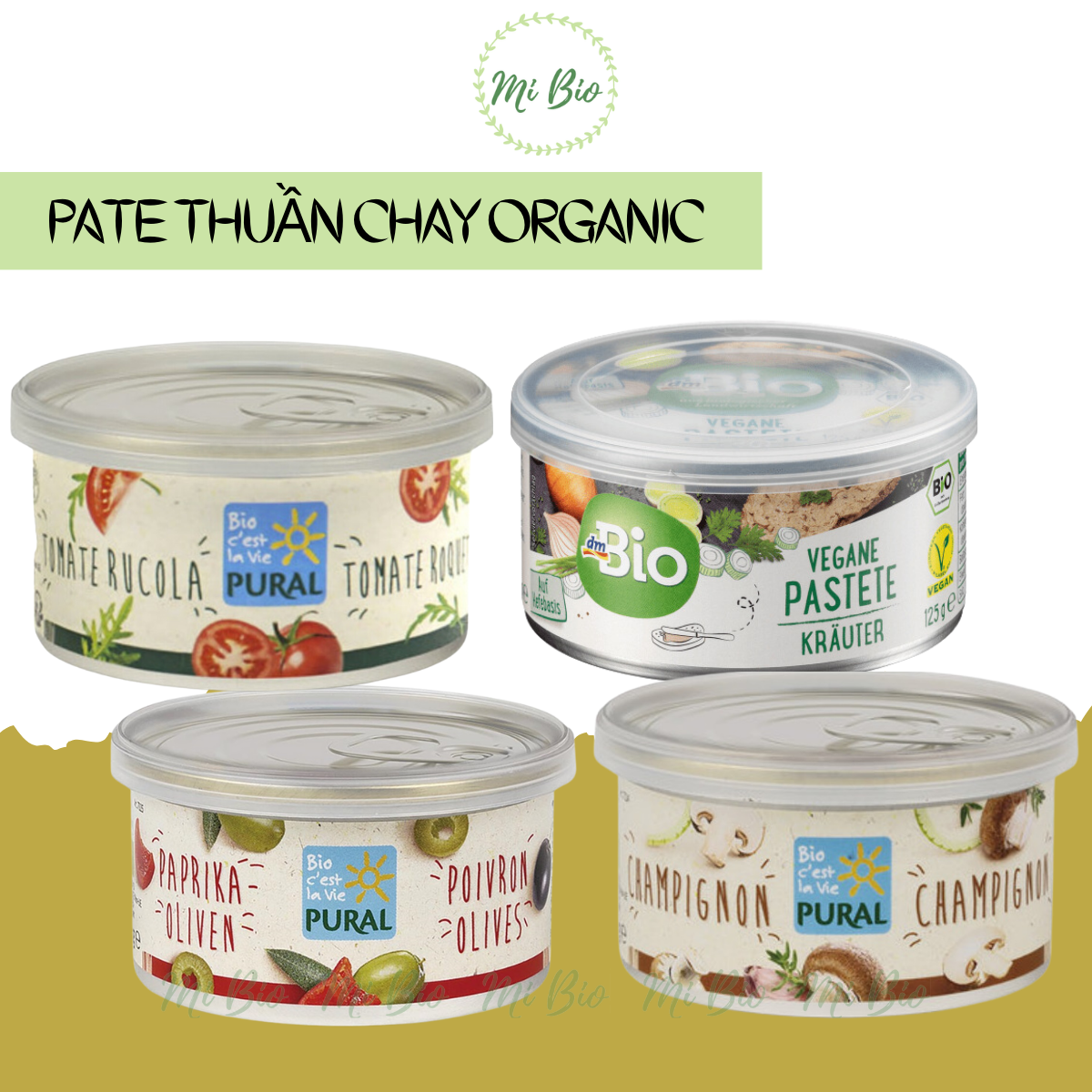 Pate thuần chay hữu cơ 125gr