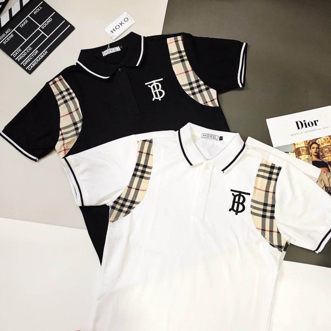 [VIDEO+ẢNH THẬT]Áo Thun Polo cổ bẻ BBR THÊU LOGO cao cấp Chất liệu cotton cá sấu phong cách trẻ trung 2 màu trắng đen full size từ 35-90kg