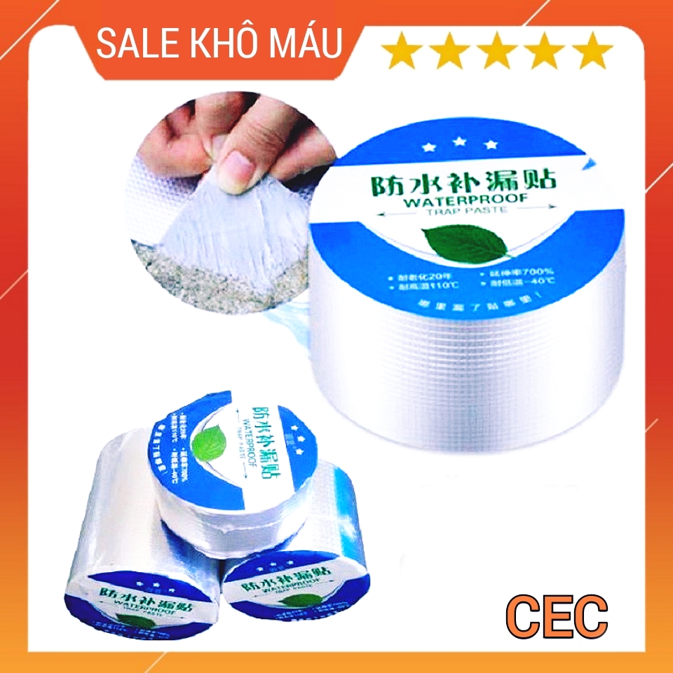 Băng keo dán chống thấm đa năng cuộn 10cm