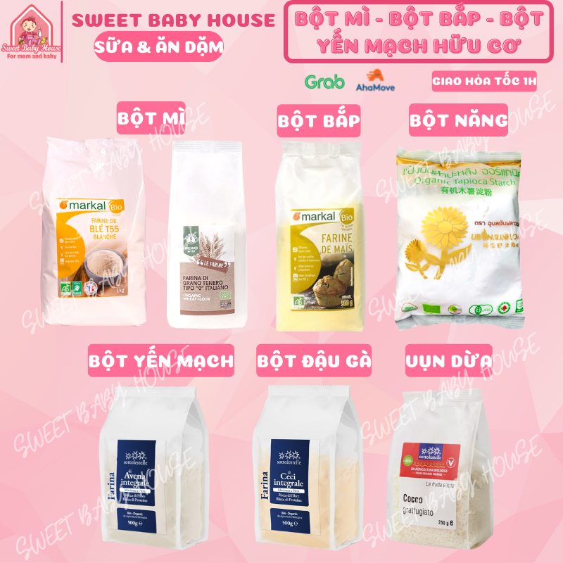 Bột mì đa dụng hữu cơ Markal 1 kg. Date 3/2023 - Sweet Baby House