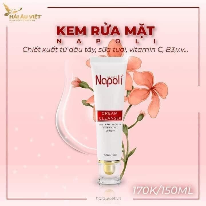 Sữa rửa mặt napoli hải âu việt - chính hãng